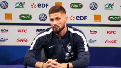 Bleus - Giroud : "Mbappé est à l'aise à tous les postes"