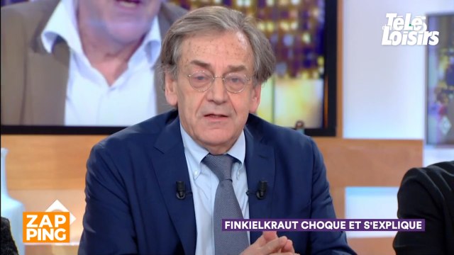 Alain Finkielkraut s'explique après ses propos déplacés sur le football féminin