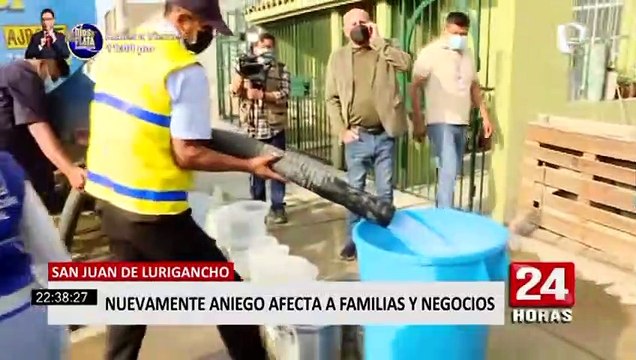 SJL: Sedapal no cobrará a vecinos de la zona afectada por el corte de servicio de agua