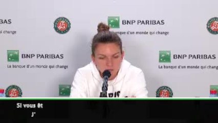 Roland-Garros - Halep : "Cela s'est même mieux passé que prévu"