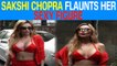 Internet sensation Sakshi Chopra flaunts her sexy figure