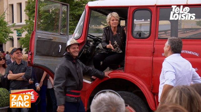 Sophie Davant rembarre avec humour un pompier lors du prime d'Affaire conclue