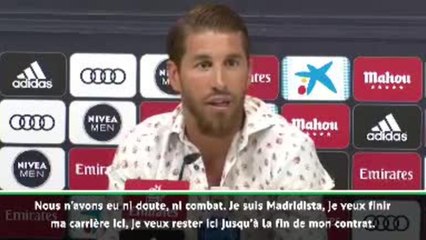 Real - Ramos : "Je veux finir ma carrière ici"