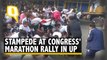 Stampede at Congress' Marathon Rally in UP, Several Girls Injured
