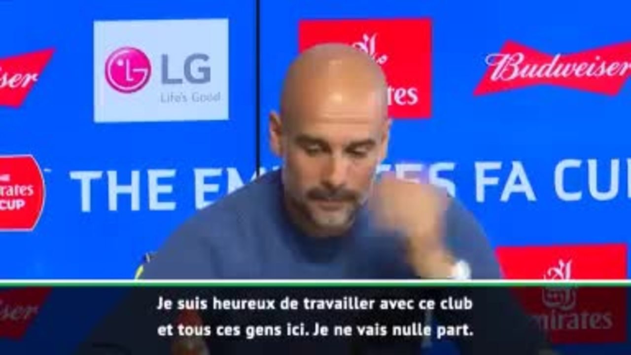 Man City - Guardiola : "Je n'irai pas à la Juventus Turin"