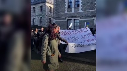 Boğaziçi'li öğrenciler, yeni yılda da protestolarını sürdürdü