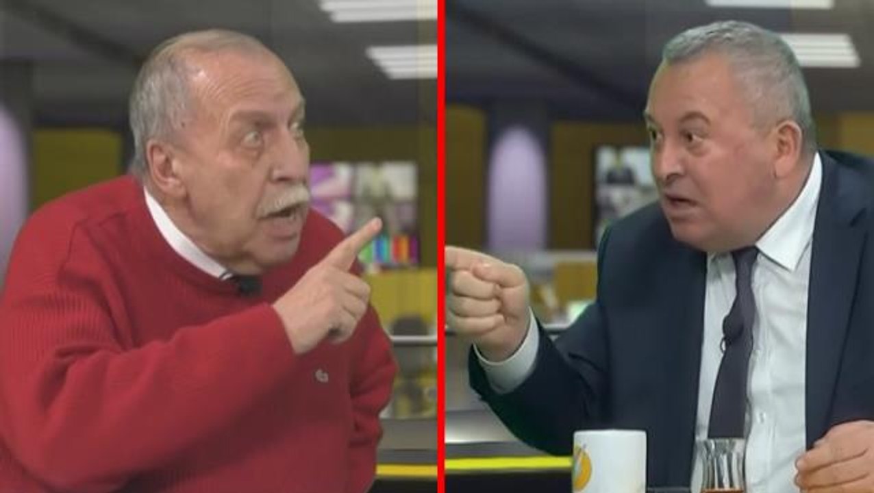 Sunucunun zor anları! Yaşar Okuyan ve Cemal Enginyurt canlı yayında birbirine girdi