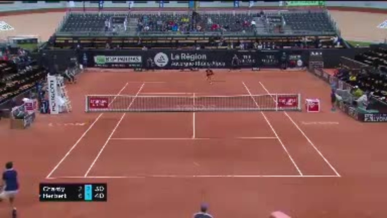 Lyon - Herbert domine Chardy