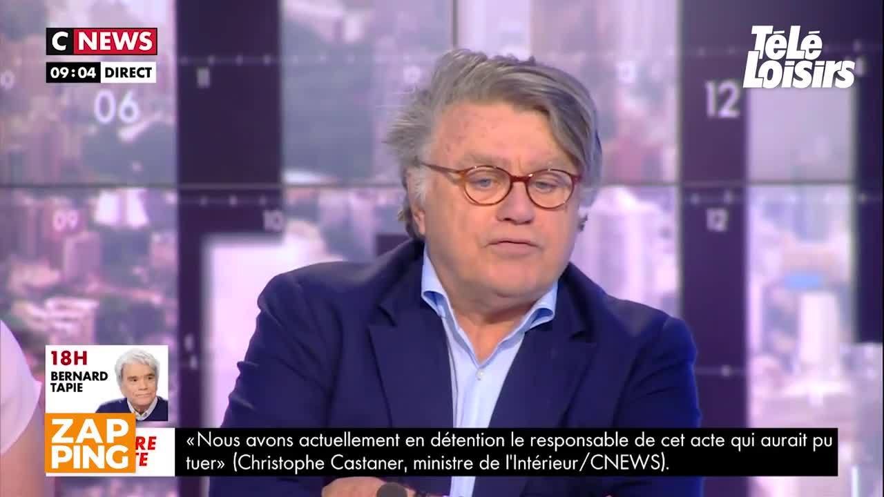Sur le plateau de L'heure des pros, Gilbert Col...