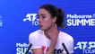 WTA - Melbourne I 2022 - Alizé Cornet after losing to Naomi Osaka: "I'm still a little worried about Peng Shuai"