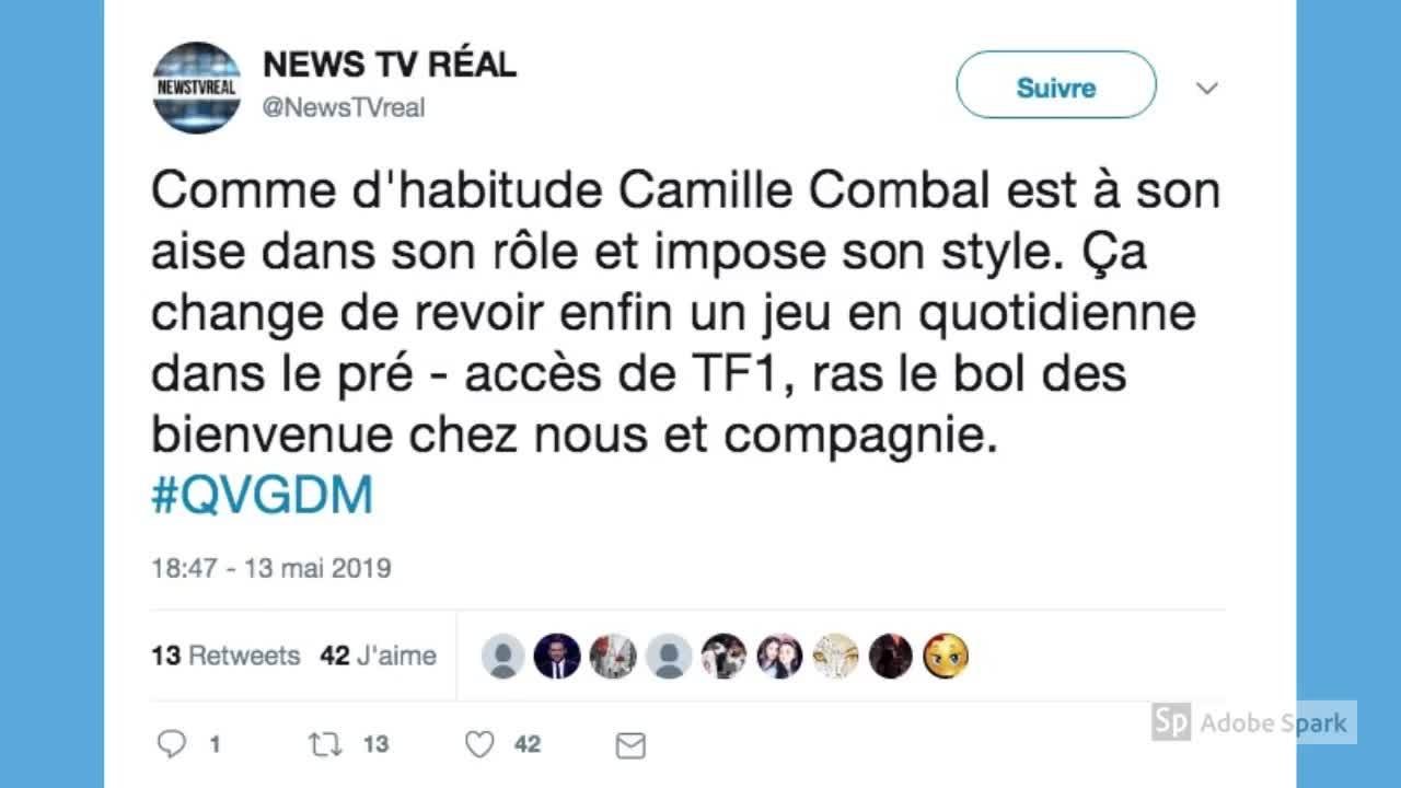 Qui veut gagner des millions : les internautes séduits par la première de Camille Combal en quotidienne !