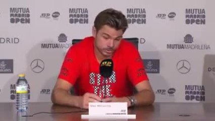 Madrid - Wawrinka : "Je sais que je suis capable de battre les meilleurs"