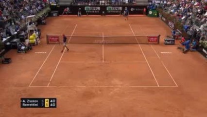 Rome - Zverev sorti par Berrettini d'entrée