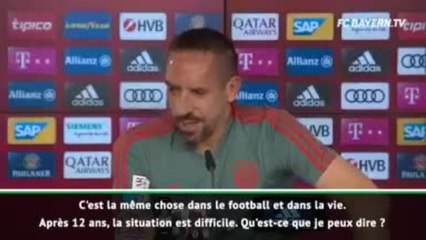 33e j. - Ribéry : "J'ai beaucoup gagné avec le Bayern Munich"