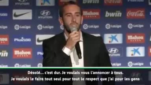 Atl. Madrid - L'adieu aux larmes de Godin !