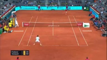 Madrid - Federer expédie Gasquet