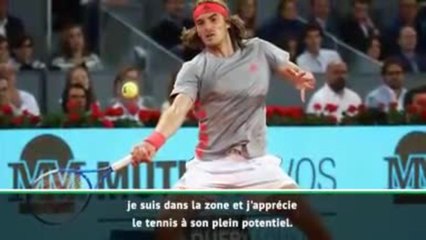Madrid - Tsitsipas : "L'un de mes meilleurs matches"