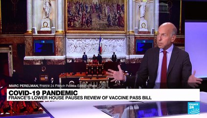 Blow for Macron's party as opposition holds up Covid-19 bill