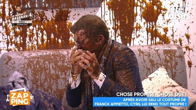 Après avoir piégé ses chroniqueurs avec du chocolat, Cyril Hanouna en remet une couche avec Franck Appietto !