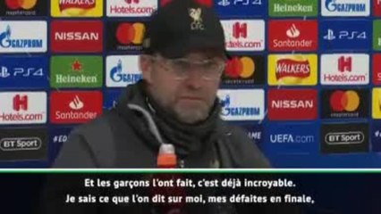 Demies - Klopp : "On se devait revenir en finale"