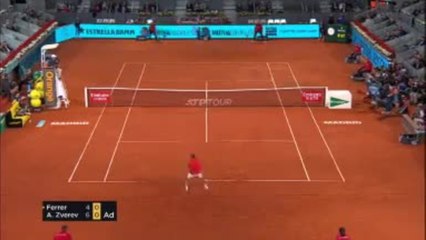 Madrid - Zverev envoie Ferrer à la retraite