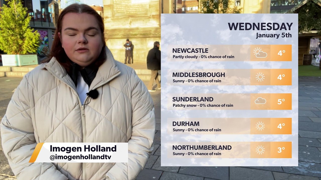 Watch: Your latest North East weather forecast...