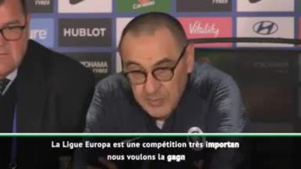 37e j. - Sarri : "Nous méritons de gagner un titre cette saison"