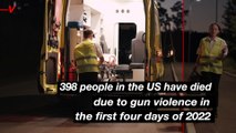 398 Americans Have Died in the First Four Days of the Year Due to Gun Violence