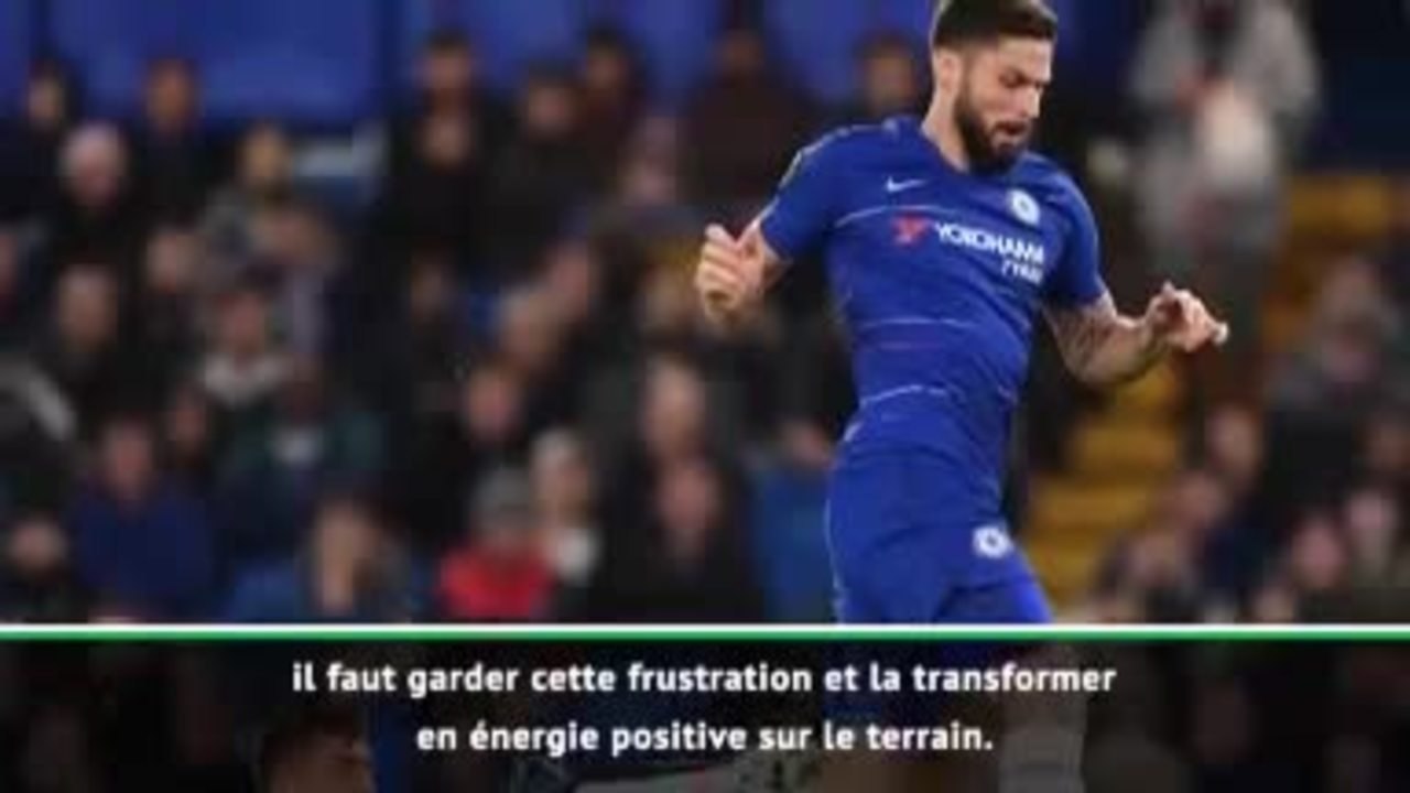 Quarts - Giroud : "Je ne suis pas heureux de jouer les seconds rôles"
