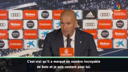 33e j. - Zidane : "Pour moi, Benzema est le meilleur"