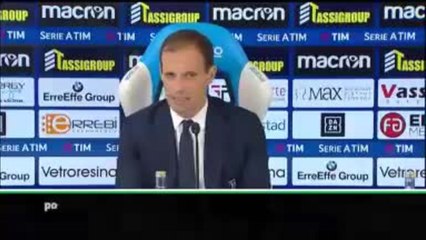 32e j. - Allegri : "Nous n'aurons peut-être même pas besoin de ce point..."