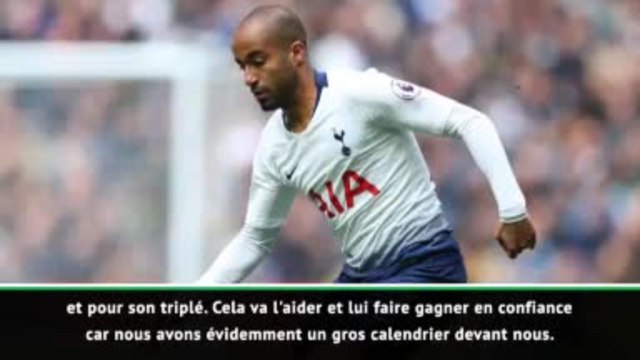34e j. - Pochettino : Je suis heureux pour Lucas et pour son triplé