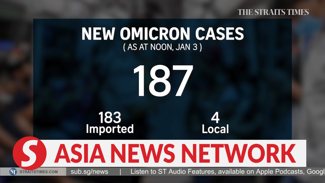 The Straits Times | Expert says Singapore will not allow Omicron Covid-19 surge