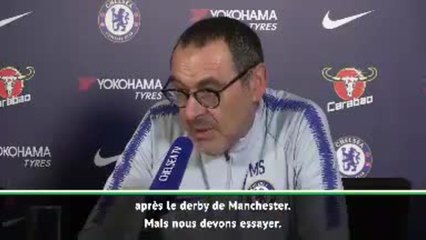 36e j. - Sarri : "L'un de nos matches les plus importants"
