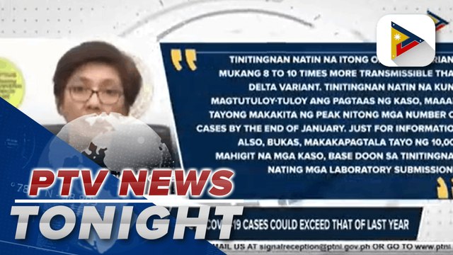DOH: PH may reach peak of COVID-19 cases by end-January | via Mark Fetalco