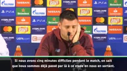 Quarts - Milner : "Défendre en équipe, tous ensemble"