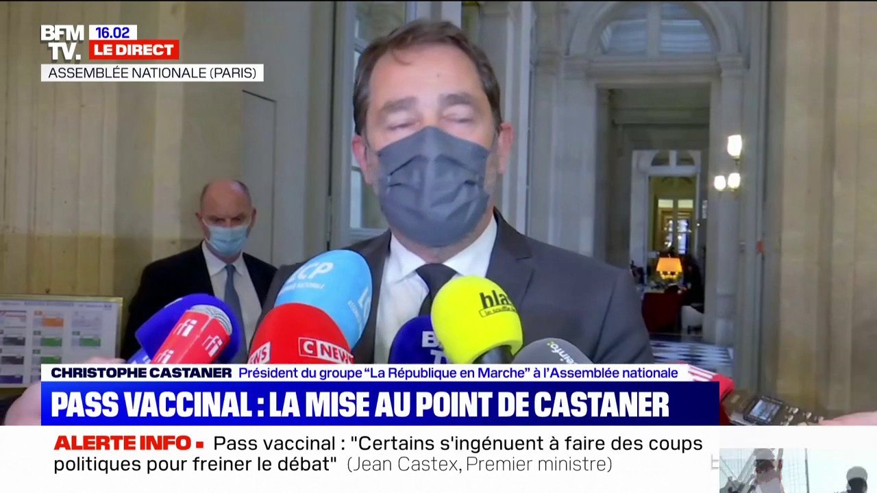 Pass vaccinal à l'Assemblée: Christophe Castaner dénonce un "coup politique"