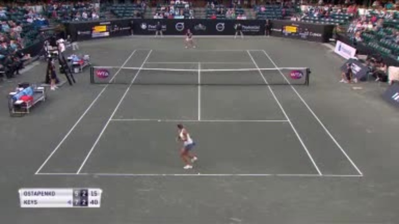 Charleston - Keys passe l'obstacle Ostapenko