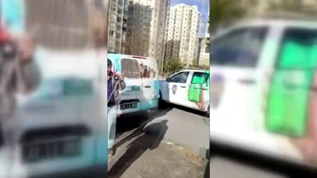 Yasaklı ırk köpek barınağa götürüldü