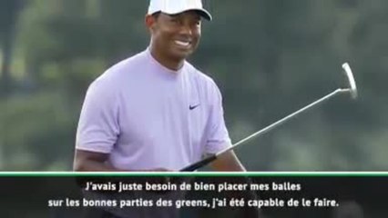 Masters - Woods : "J'ai plutôt tout bien fait" lors de ce 3e tour