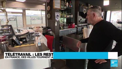 Télétravail : les restaurants français tournent au ralenti