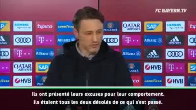 Bayern - Altercation Lewandowski/Coman : Pour Kovac, ''l'incident est clos''