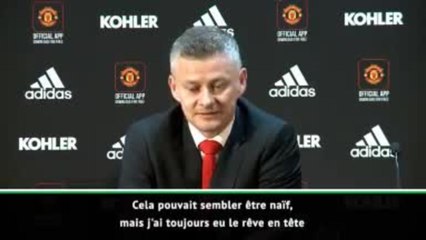 Man Utd - Solskjaer : "C'était mon rêve absolu depuis toujours"