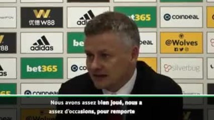 32e j. - Pour Solskjaer, Man U méritait de l'emporter