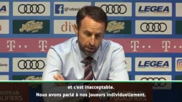 Angleterre - Southgate : C'est inacceptable !