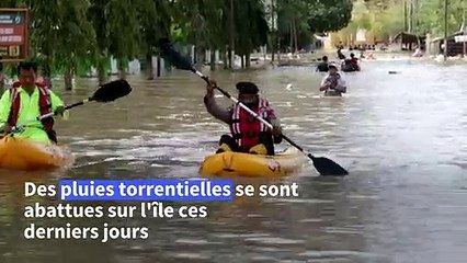 Indonésie: une ville sous l'eau cinq jours après les premières inondations
