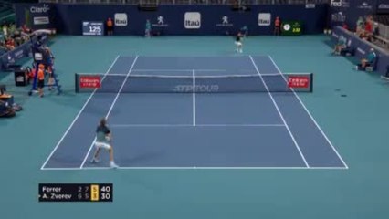 Miami - Zverev sorti par Ferrer !