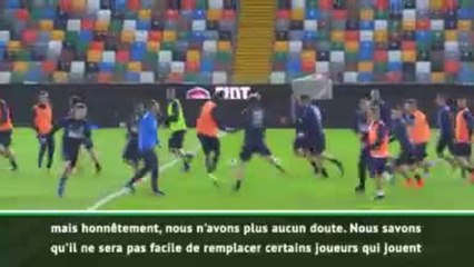 Italie - Mancini : "Pas facile de remplacer certains joueurs"