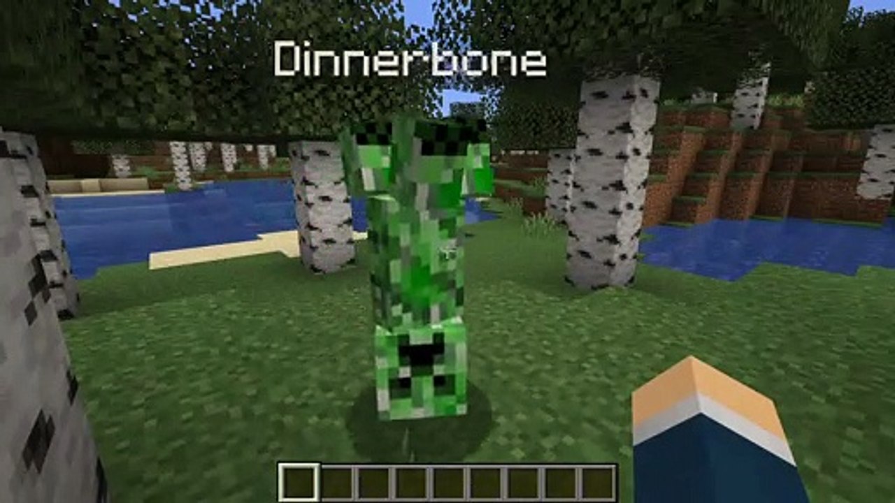 All minecraft mob upside down