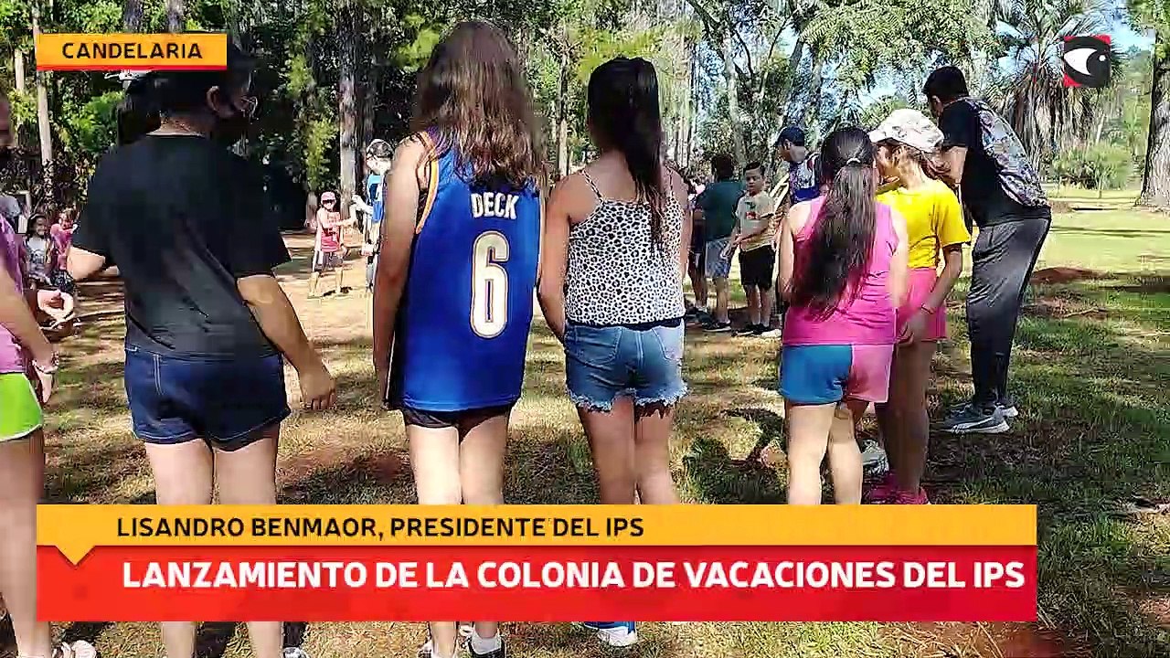 Lanzamiento de la colonia de vacaciones del IPS